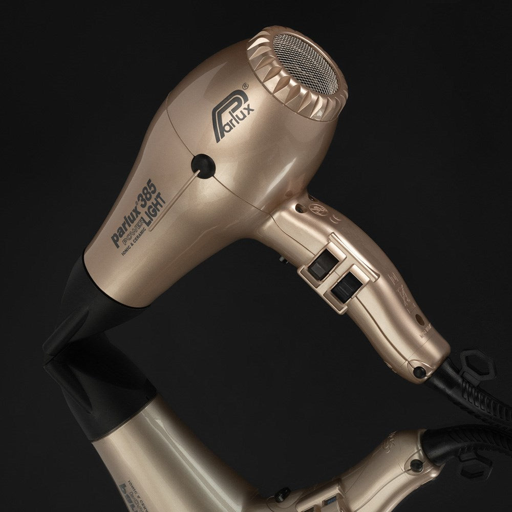 Parlux 385 Power Light Ionic and Ceramic Hair Dryer 2150W Gold - 480g