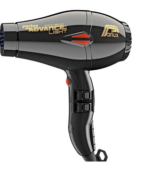 Parlux Advance Light Ceramic and Ionic Hair Dryer 2200w - Black 2 year Warranty  W460g Parlux - On Line Hair Depot
