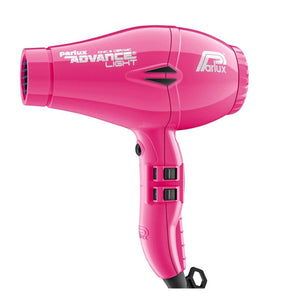 Parlux Advance Light Ceramic and Ionic Hair Dryer 2200w - Pink 2 year Warranty  W460g Parlux - On Line Hair Depot