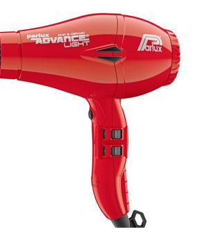 Parlux Advance Light Ceramic and Ionic Hair Dryer 2200w - Red 2 year Warranty  W460g Parlux - On Line Hair Depot
