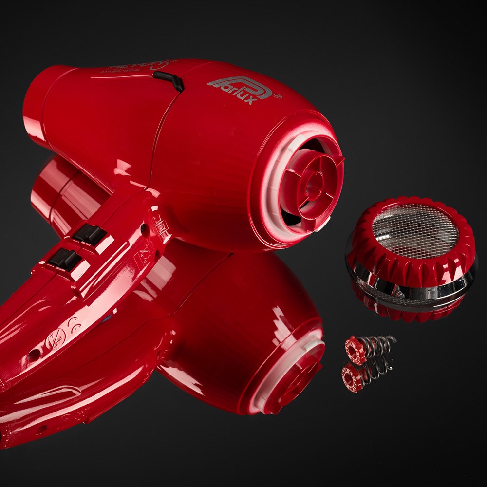 Parlux Alyon Air Ionizer Tech Hair Dryer 2250w Red