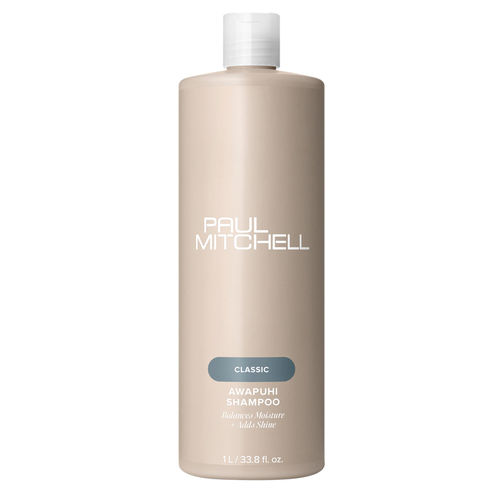 Awapuhi Shampoo, a colour-safe shampoo that gently hydrates, cleanses, and refreshes all hair types. Infused with Hawaiian awapuhi extract, this luxurious shampoo removes dulling buildup, restores shine, and leaves hair soft, vibrant, and manageable. Its rich lather and refreshing scent make it a salon-quality shampoo that’s been loved worldwide for decades.