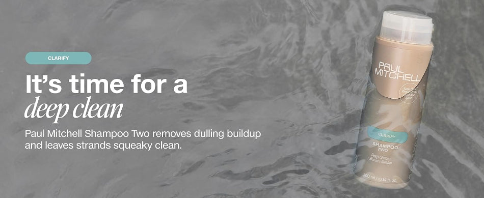 Paul Mitchell Shampoo Two Clarifying Removes Build up Shampoo 1lt - On Line Hair Depot