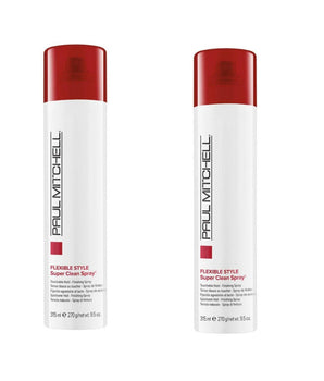 Paul Mitchell Flexible Style Super Clean Spray Touchable Hold Finish 315ml x 2 Paul Mitchell Styling - On Line Hair Depot