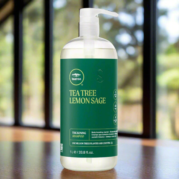 Paul Mitchell Tea Tree Lemon Sage Thickening Shampoo, Conditioner  1lt Duo - On Line Hair Depot