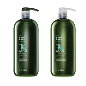 Paul Mitchell Tea Tree Special Invigorating Shampoo Conditioner 1lt each - On Line Hair Depot