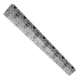 Pegasus Skulleto 303 Barber Comb Silver Hairdressing Barber Pegasus - On Line Hair Depot