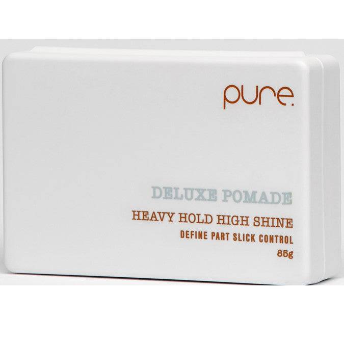 Pure Deluxe Pomade Heavy Hold High Shine 85g - On Line Hair Depot