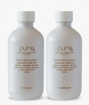 Pure Forever Blonde Shampoo and Conditioner 300ml Duo Pure Hair Care - On Line Hair Depot