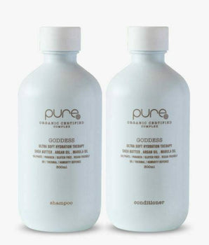 Pure Goddess Shampoo and Conditioner 300ml Duo Pure Hair Care - On Line Hair Depot