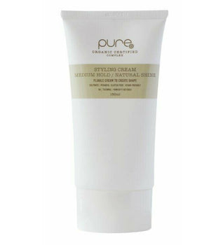 Pure Styling Cream 150ml Medium Hold Natural Shine Pliable Cream Pure Hair Care - On Line Hair Depot