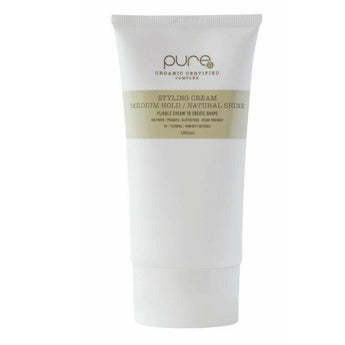 Pure Styling Cream 150ml Medium Hold Natural Shine Pliable Cream Pure Hair Care - On Line Hair Depot