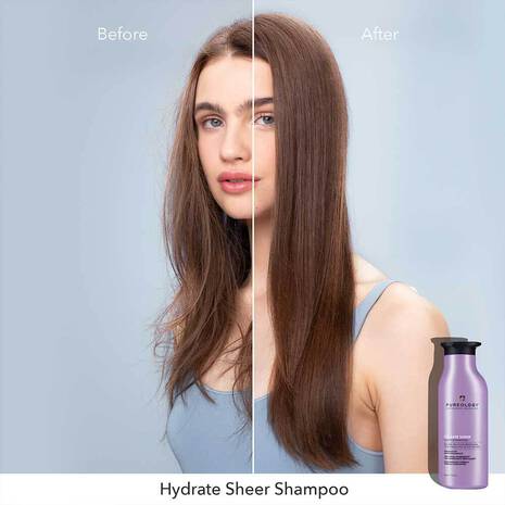 Pureology Hydrate Sheer Conditioner nourishes fine dry, color-treated hair - On Line Hair Depot