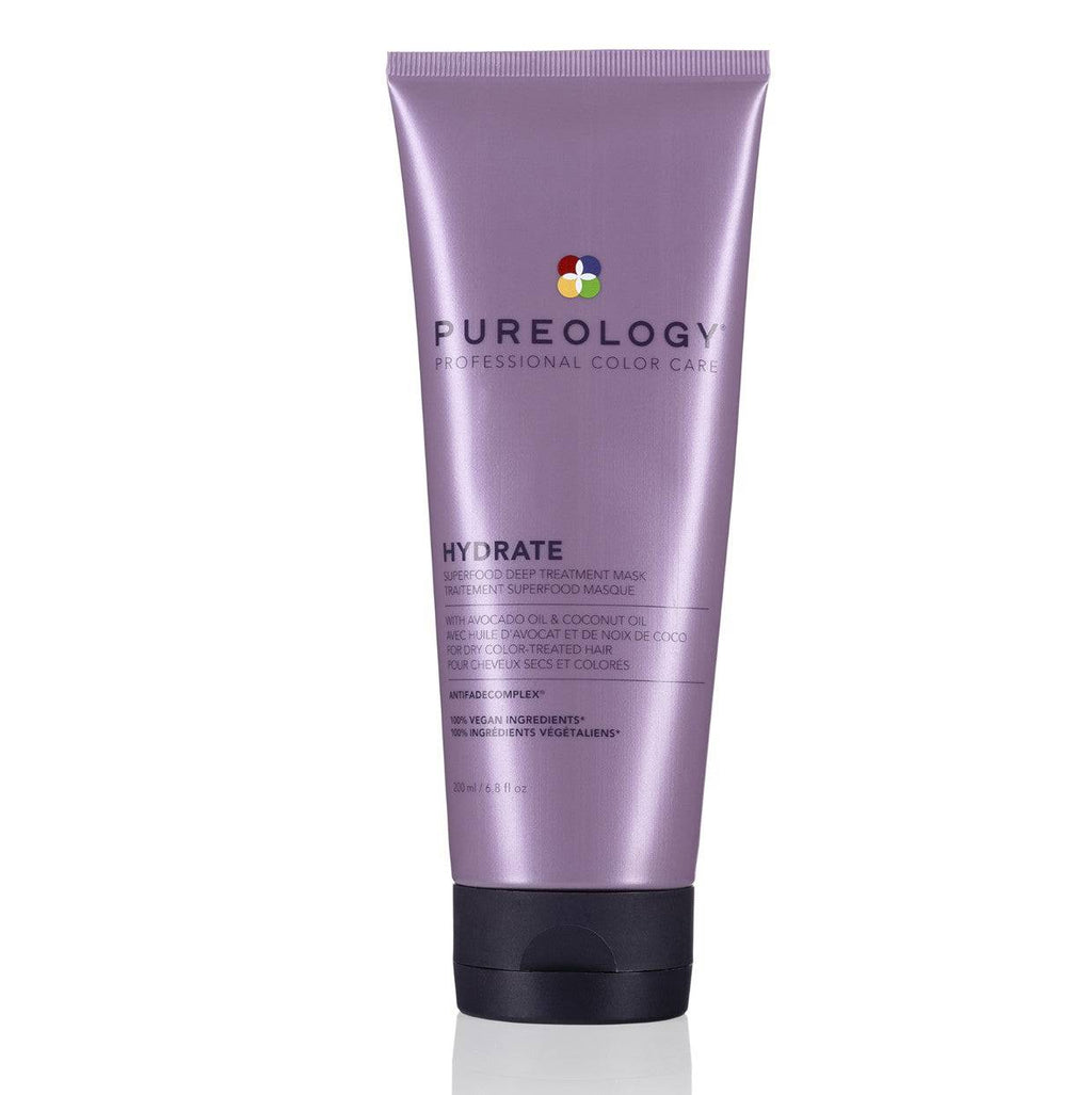 Pureology Hydrate Superfood Treatment intensely moisturizes and softens hair - On Line Hair Depot