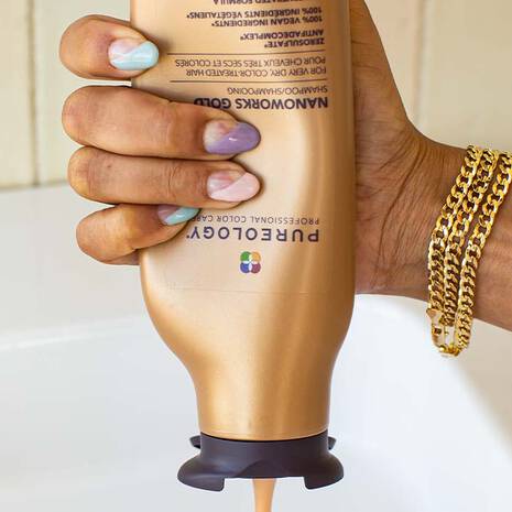 Pureology Nanoworks Gold 1lt Duo Restores and Strengthens Hair - On Line Hair Depot