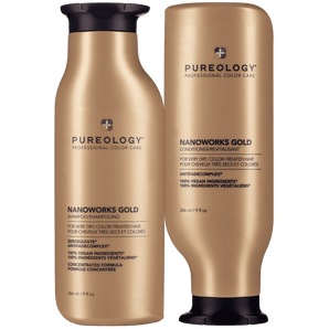 Pureology Nanoworks Gold 250ml Duo Restores and Strengthens Hair - On Line Hair Depot