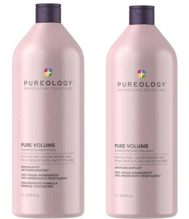 Pureology Pure Volume Shampoo & Conditioner 1lt each - On Line Hair Depot