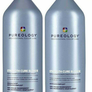 Pureology Strength Cure Best Blonde Shampoo and Conditioner 1 Litre Duo Pureology - On Line Hair Depot