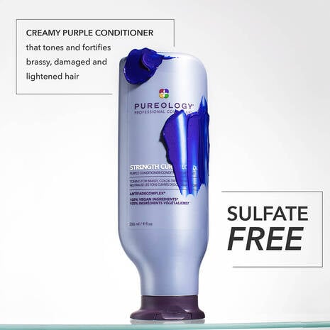 Pureology Strength Cure Blonde Purple Conditioner 250ml - On Line Hair Depot