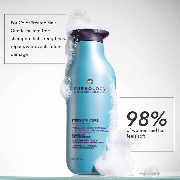 Pureology Strength Cure Blonde Shampoo and Conditioner 250ml Duo - On Line Hair Depot