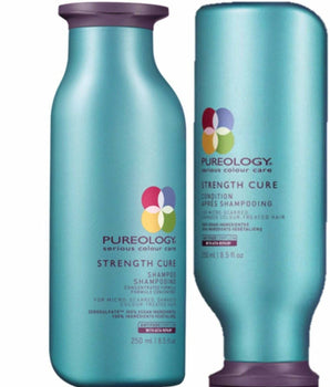 Pureology Strength Cure Shampoo 250ml and Conditioner 250ml Duo Pack Pureology - On Line Hair Depot