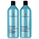 Pureology Strength Cure Shampoo and Conditioner 1000ml each Pureology - On Line Hair Depot