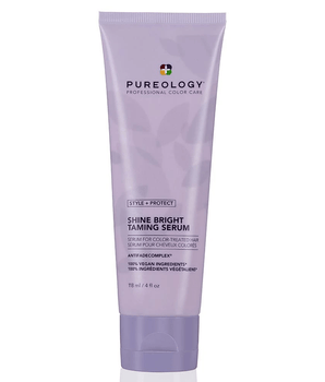 Pureology Style + Protect Shine Bright Taming Serum 118ml Eliminates Frizz Vegan Pureology - On Line Hair Depot