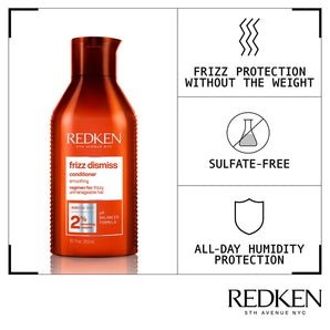 Redken Frizz Dismiss Smoothing Shampoo & Conditioner 300ml Duo Redken - On Line Hair Depot