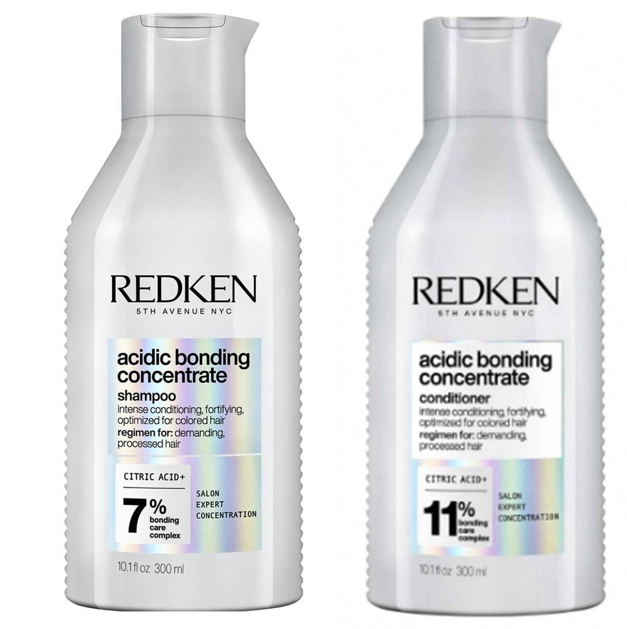 Redken Acidic Bonding Concentrate Shampoo & Conditioner 300ml DUO - On Line Hair Depot