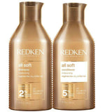 Redken All Soft Shampoo & Conditioner 300ml Duo Pack for Dry, Brittle Hair in need of Moisture Redken 5th Avenue NYC - On Line Hair Depot