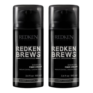 Redken BREWS Dishevel Fiber Cream 2 x 100ml Duo Pack All hair types RFM Redken 5th Avenue NYC - On Line Hair Depot