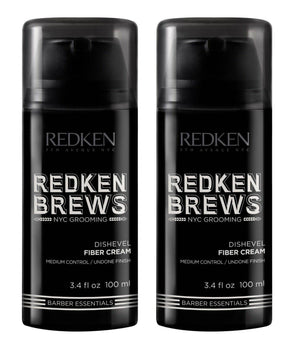 Redken BREWS Dishevel Fiber Cream 2 x 100ml Duo Pack All hair types RFM Redken 5th Avenue NYC - On Line Hair Depot