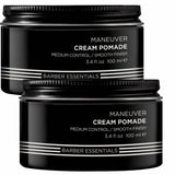 Redken Brews Maneuver Cream Pomade 2 x 100ml Duo Pack All hair types RFM Redken 5th Avenue NYC - On Line Hair Depot