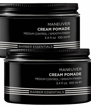 Redken Brews Maneuver Cream Pomade 2 x 100ml Duo Pack All hair types RFM Redken 5th Avenue NYC - On Line Hair Depot