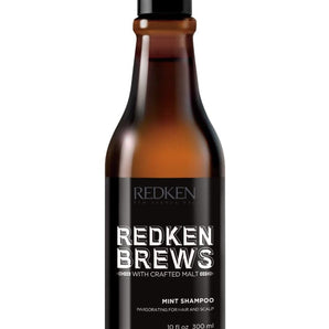 Redken Brews Mint Clean Shampoo 1 x 300ml All hair types for men Redken 5th Avenue NYC - On Line Hair Depot