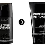 Redken Brews Work Hard Molding Paste Maximum Control/Natural Finish 150ml - On Line Hair Depot