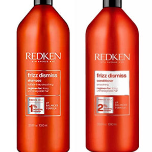 Redken Frizz Dismiss Shampoo & Conditioner 1L Duo for humidity protection and Smoothing Redken 5th Avenue NYC - On Line Hair Depot