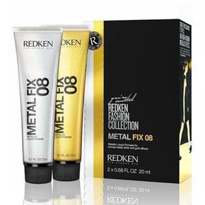 Redken Styling Metal Fix 08 Metallic Liquid Pomade 2x 20ml Styling Hair Pomade - On Line Hair Depot