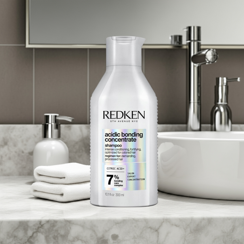 Redken Acidic Bonding Concentrate Shampoo 300ml Optimized for Colored Hair - On Line Hair Depot