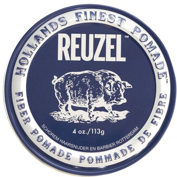 Reuzel Dark Blue Fibre Pomade 113g Firm and Pliable Reuzel - On Line Hair Depot