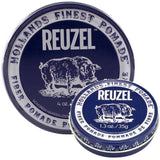 Reuzel Dark Blue Fibre Pomade Combo 113g & 35g Firm and Pliable Reuzel - On Line Hair Depot