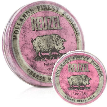 Reuzel Pink grease Heavy Hold Medium Shine Pomade Combo 113g & 35g Reuzel - On Line Hair Depot