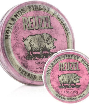 Reuzel Pink grease Heavy Hold Medium Shine Pomade Combo 113g & 35g Reuzel - On Line Hair Depot