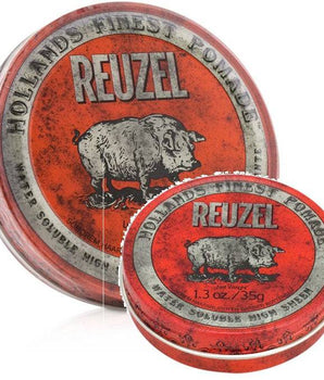 Reuzel Red Medium Hold Water Soluble High Sheen 113g & 35g Combo Reuzel - On Line Hair Depot
