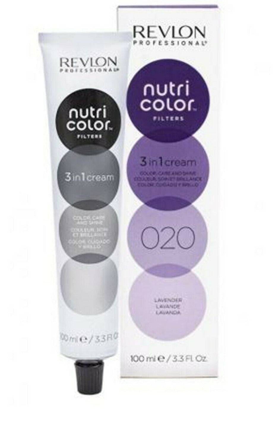 Revlon Professional Nutri Color Creme 3 in 1 Cream 020 Lavender 100ml - On Line Hair Depot