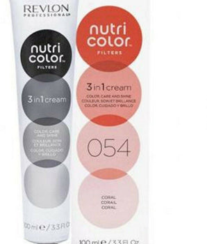 Revlon Professional Nutri Color Creme 3 in 1 Cream 054 Coral 100ml Revlon - On Line Hair Depot