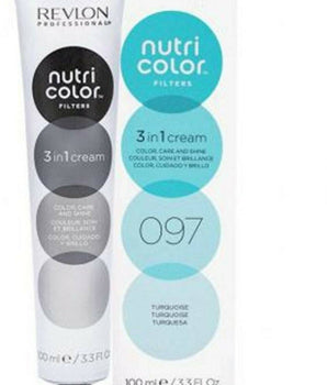 Revlon Professional Nutri Color Creme 3 in 1 Cream 097 Turquoise 100ml Revlon - On Line Hair Depot