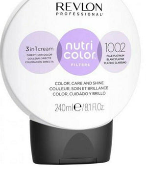 Revlon Professional Nutri Color Creme 3 in 1 Cream 1002 Pale Platinum 240ml Revlon - On Line Hair Depot