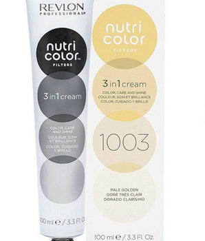 Revlon Professional Nutri Color Creme 3 in 1 Cream 1003 Pale Golden 100ml Revlon - On Line Hair Depot