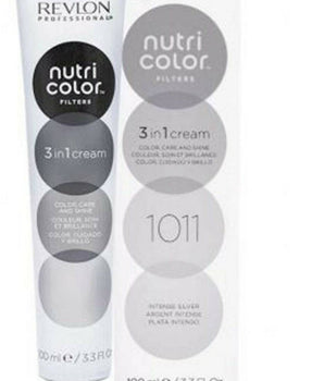 Revlon Professional Nutri Color Creme 3 in 1 Cream 1011 Intense Silver 100ml Revlon - On Line Hair Depot